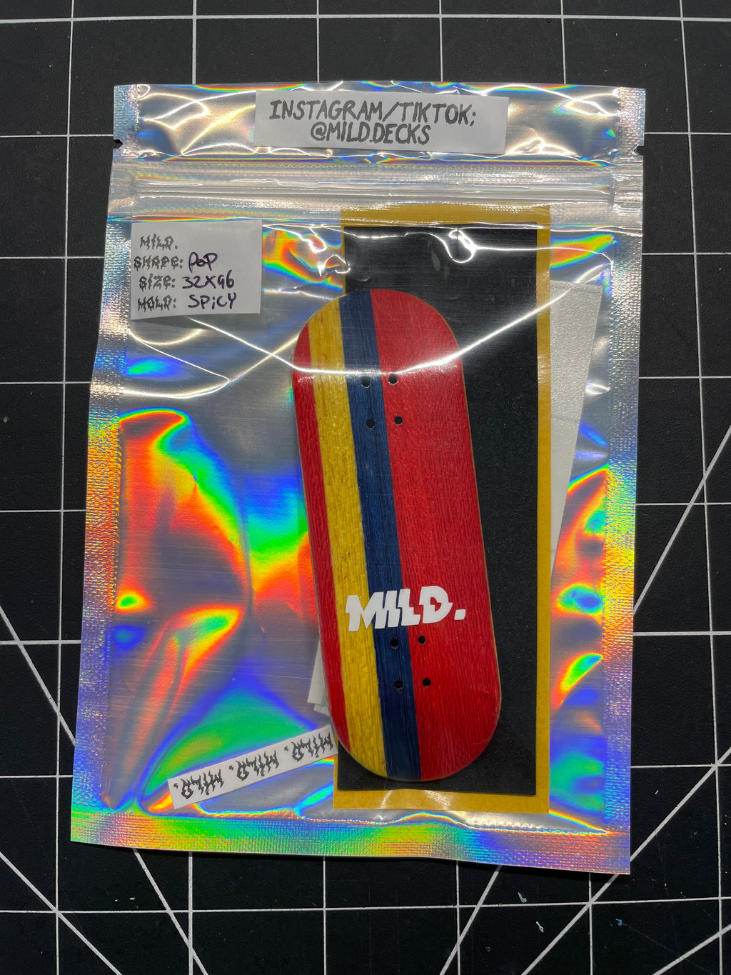 Mild Decks - Split Plies 핑거보드 데크