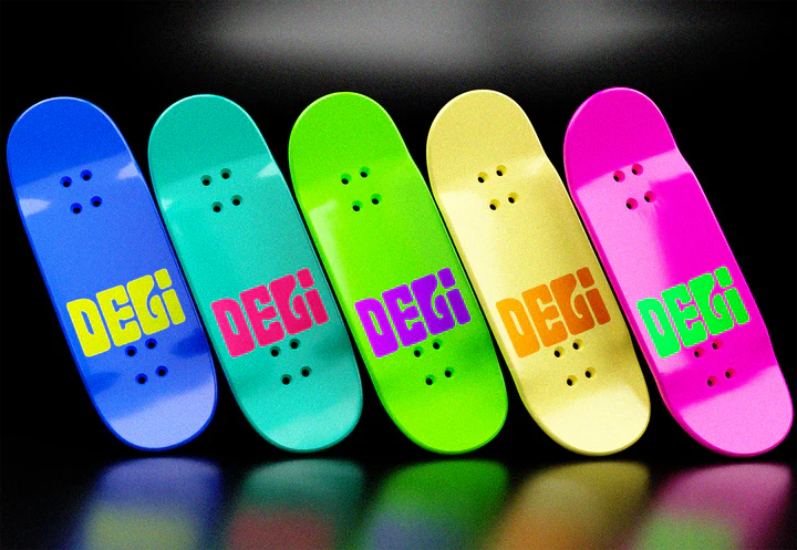 Hippie Green 핑거보드 데크 - Teal