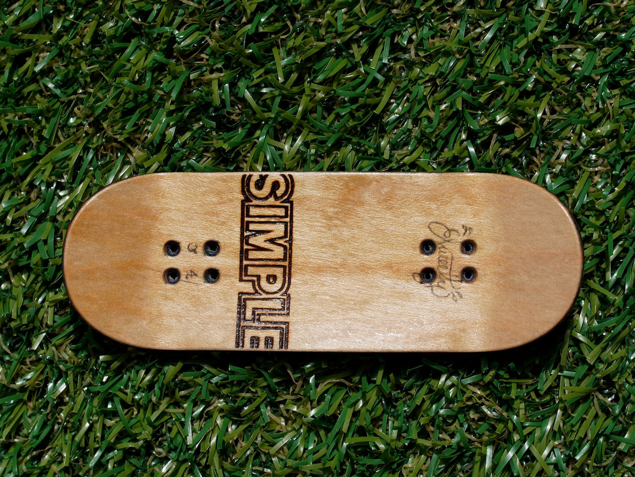 Simple Deck Co - Bold Block Graphic - 34mm 핑거보드 데크