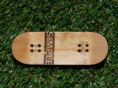 Simple Deck Co - Bold Block Graphic - 34mm 핑거보드 데크